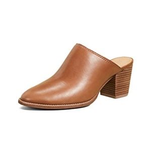 Madewell Harper Brown Leather Mules Size 7